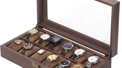 12 Slot Watch Box Organizer Watch Case 9