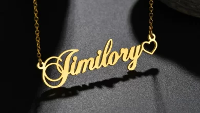 Personalized Name Heart Necklace