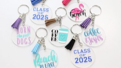 Custom acrylic keychains