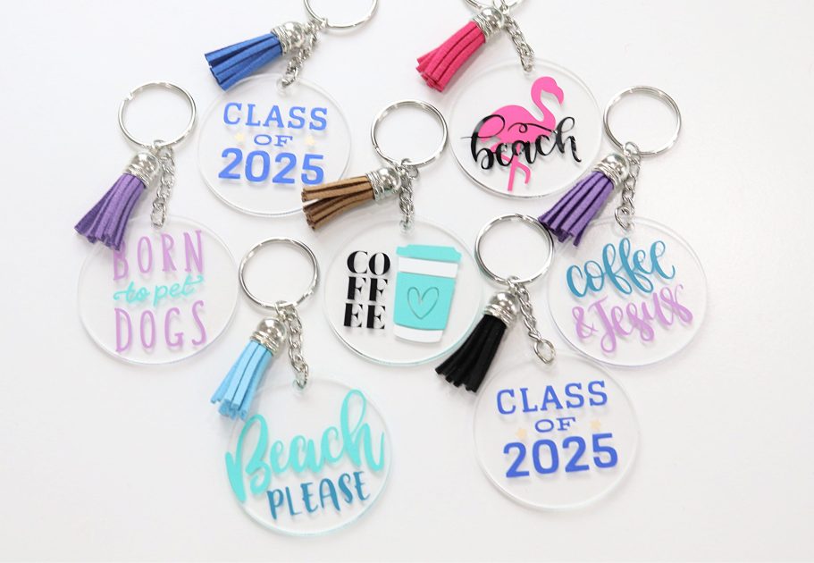 Custom acrylic keychains