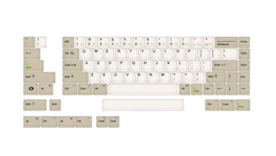 PC66USkeycaps keycapset Retro 1