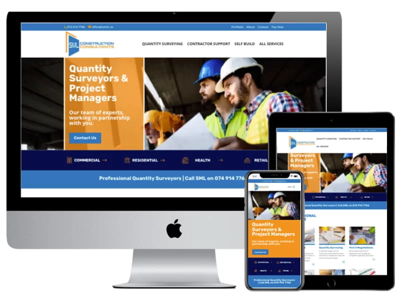 Website Design Dublin SMLCC Shane McLaughlin Construction Consultant