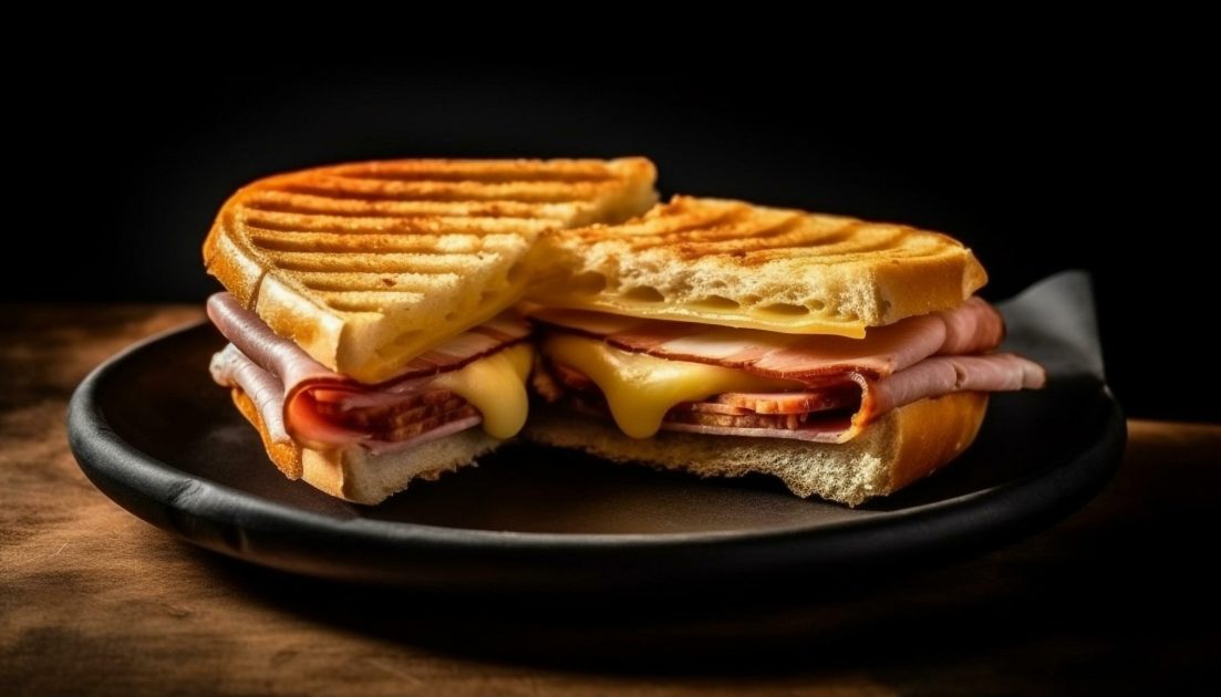 freshness on a plate grilled meat toasted bread gourmet sandwich generated by ai free photo